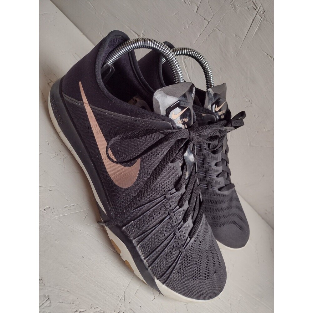 Nike 833413-005 Womens 9.5 Free TR 6 Training Shoes Athletic Black